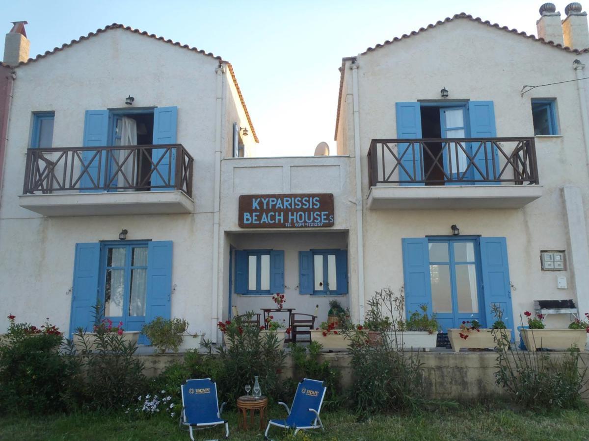 Kyparissis Beach Houses Skala Mistegnon Exterior photo