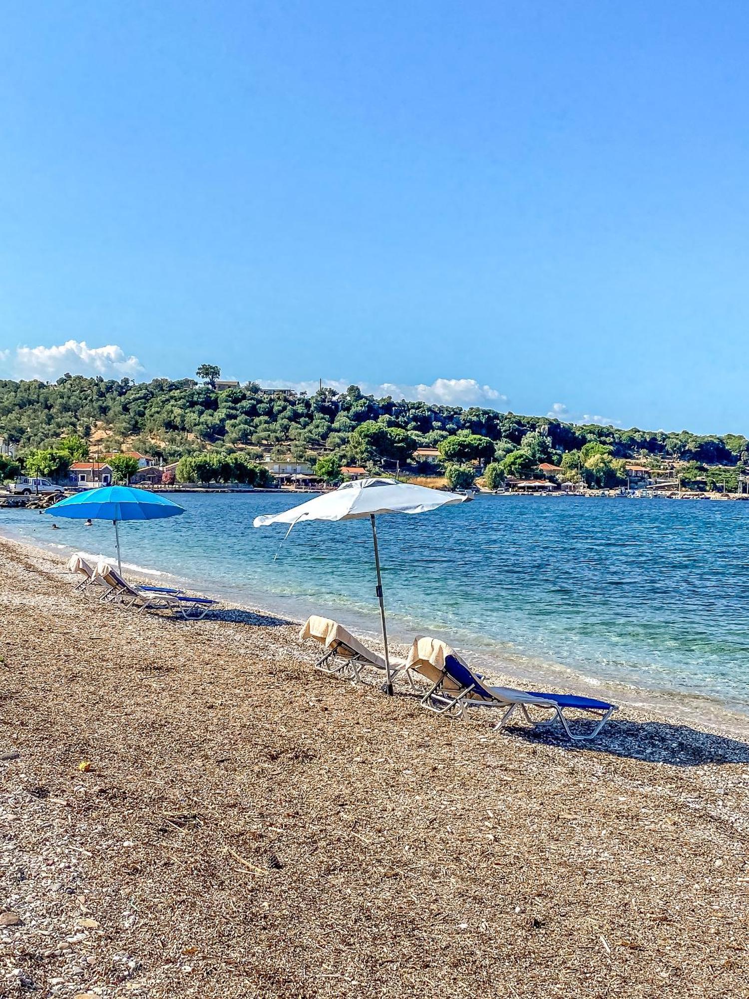Kyparissis Beach Houses Skala Mistegnon Exterior photo