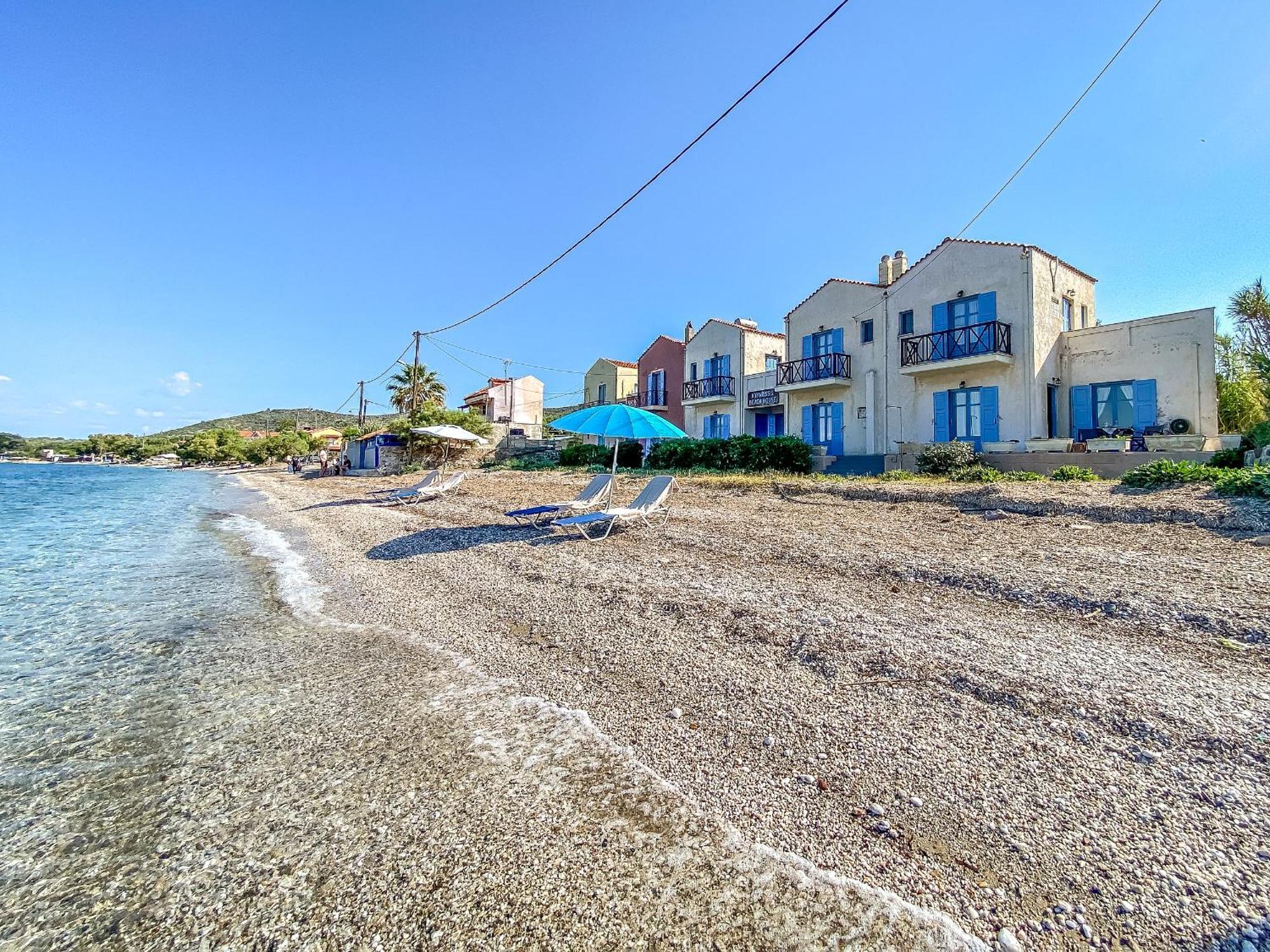 Kyparissis Beach Houses Skala Mistegnon Exterior photo